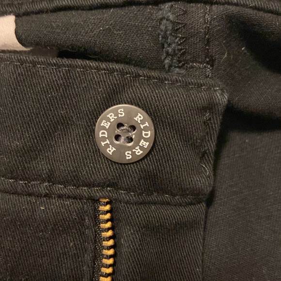 Black Lee Riders Plain Front Jeans 18 Petite w/stretch Waist 36” length 39” - Picture 10 of 11